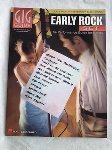 EARLY ROCK SET GIG GUIDE - VOCAL/GUITAR/KEYBOARD/BASS/DRUMS with CD - HAL - VGC - Picture 1 of 3