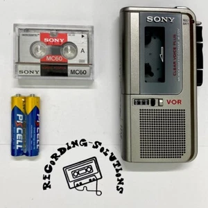 Sony M-570 Handheld Micro-Cassette Voice Recorder W/ 1 Tape + 90 Days Warranty - Picture 1 of 3