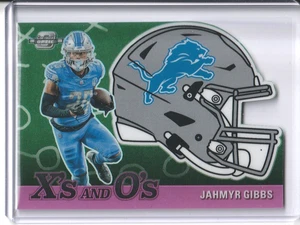 Panini Contenders Optic Jahmyr Gibbs Prizm X's and O's Pink 2023/75 #XO-52 - Imagen 1 de 2
