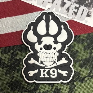 PvC 3D K9… White Morale Tactical Hook & Loop Patch High Quality - Bild 1 von 5