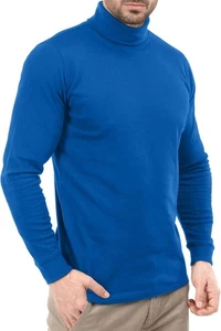 Herren Slim Fit Rollkragen Shirt UPF 50+ Pullover Langarm leichter Pulli - Bild 1 von 69
