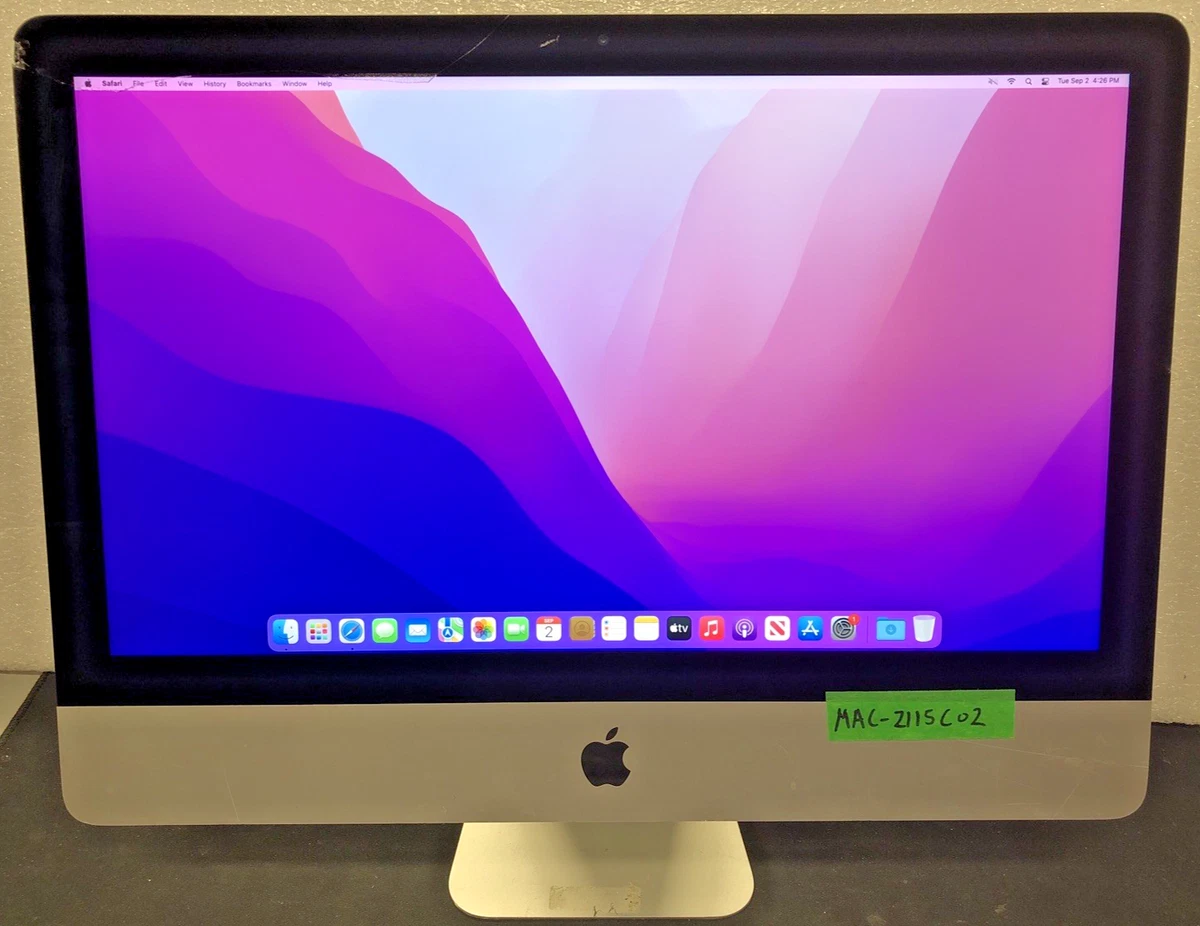 Apple iMac 3.4GHz 16GB 256GB SSD 21.5インチ Apple iMac 21.5 inch Desktop Computer (2.3GHz Intel Core i5, 8GB