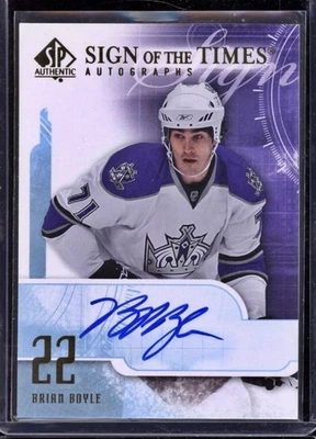 2008-09 SP Authentic Sign of the Times #STBB Brian Boyle - Image 1 of 2