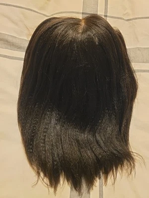 Yaki Straight HD lace Human Hair 10 Inch Bob Wig 150 Density with Drawstring - Image 1 of 4