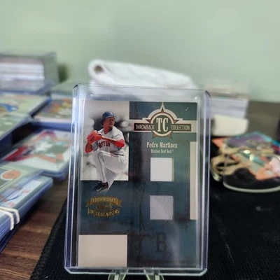 PEDRO MARTINEZ  DONRUSS REAL GAME USED DUELS PATCH 48/100 Only - Image 1 of 3