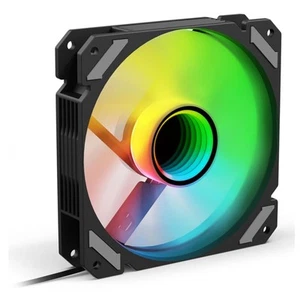 Ventillateur de cabine Sharkoon SHARK Mirror RGB PWM REVERSE Ø 12 cm - Photo 1/1