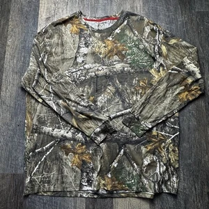 REALTREE EDGE Scent Control CAMO LS Performance T-SHIRT Size 2XL 50-52 - Picture 1 of 6