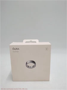 Oura Ring 4 SILVER - Size 8 *OPEN BOX* - Picture 1 of 3