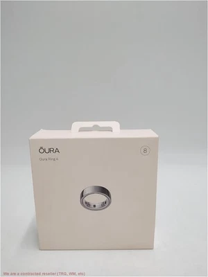 Oura Ring 4 SILVER - Size 8 *OPEN BOX* - Image 1 of 3
