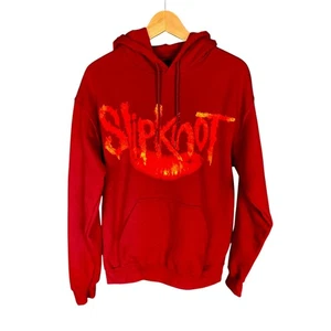 Sudadera con Capucha Slipknot Live at MSG Red Fire 50/50 Banda Mercancía - Talla Mediana - Imagen 1 de 5