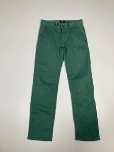 DC STRAIGHT FIT CHINO Trousers - W26 L28 - Green - Great Condition - Boy’s - Picture 1 of 4