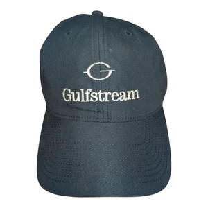 Gulfstream Hat Cap Baseball Navy Blue Embroidered Logo Strap Back - Picture 1 of 5