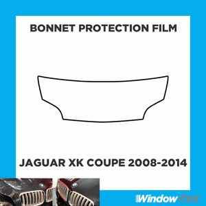 For Jaguar XK Coupe 08-14 CLEAR Bonnet PPF Scratch Guard Protection Film