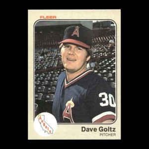 Dave Goltz 1983 Fleer California Angels #90 NM-MT Vintage!
