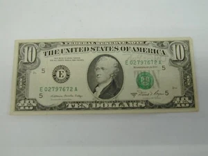 1981A Vintage $10 Federal Reserve Note - RICHMOND - E - Ten Dollar Bill - Picture 1 of 2