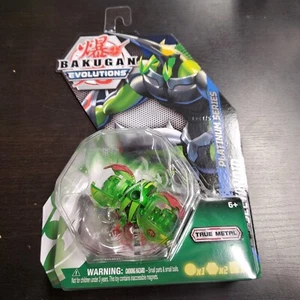Bakugan Evolutions TRUE METAL GREEN SECTANOID Platinum Series Figure NEW - Picture 1 of 5