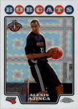 2008-09 Topps Chrome X-Fractors #199 Alexis Ajinca /288 - NM-MT
