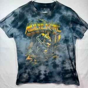 Marvel Wolverine Graphic T-Shirt Tie Dye Comic Book Hero Tee Men's Sz Medium - Picture 1 of 6