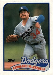 1989 Topps MLB Fernando Valenzuela #150