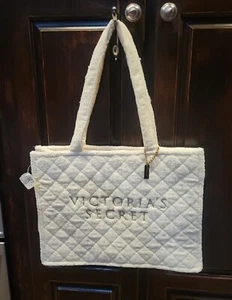 BOLSO DE FELPA VICTORIA'S SECRET VINTAGE NUEVO/ANTIGUO STOCK 12,5x17" - Imagen 1 de 11