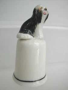 KLIMA Dé à coudre Thimble - UN DE SHITH TZU NOIR N° 2 - Picture 1 of 2