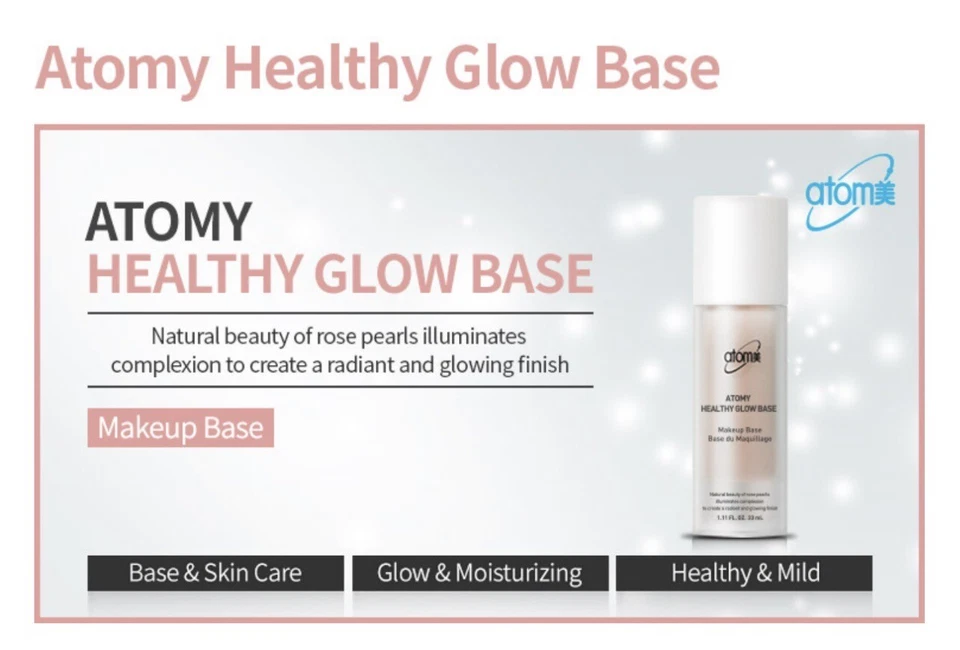 Atomy Healthy Glow Base Make Up Base 33ml Brighten. wrinkle care - Image 1 of 4