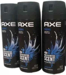 Lot of 3 AXE PHOENIX Deodorant Body Spray 4 oz 48H Crushed Mint RoseMary - Picture 1 of 3