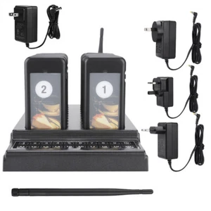 20 Restaurant Coaster Pager Guest Call Wireless Paging Queuing Calling System - Photo 1/12