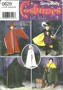 S 5512 sewing pattern CAPES TABARD HATS Renaissance Medieval COSTUME Maid Prince - Picture 1 of 1
