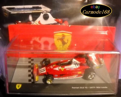 Ferrari 312 T2 Niki Lauda #11 1977 1:43 + N 82 Ferrari Official Product - Immagine 1 di 4