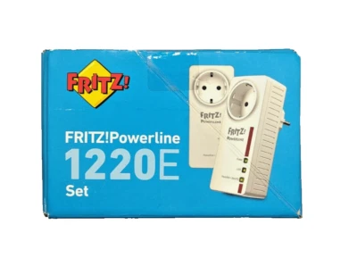 2 Stück-Set AVM FRITZ!Powerline 1220E Adapter Set NEU in Originalverp. RECHNUNG - Bild 1 von 4