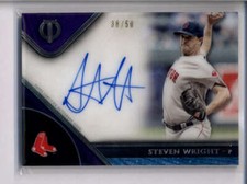 STEVEN WRIGHT 2017 TOPPS TRIBUTE PURPLE AUTOGRAPH AUTO #38/50 AJ2252
