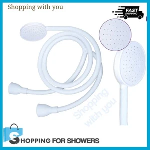 Kit soffione doccia rubinetto push fit tubo lungo attacco rimovibile spray bagno - Foto 1 di 13