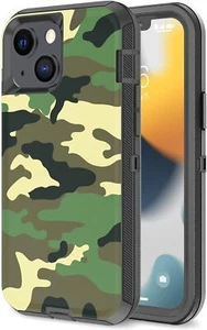 Compatible with iPhone 13 Case, Drop Protection Full Body Rugged Shockproof/Dust - Picture 1 of 7