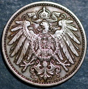 Germany Empire 10 Pfennig 1906 J Wilhelm II KM# 12 - Picture 1 of 2