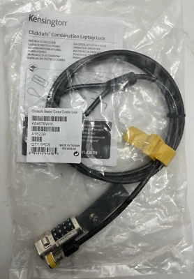 Kensington ClickSafe Master Coded Combo Lock for Laptop K64678WW - Image 1 of 4