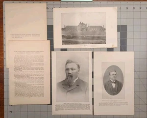 Hazleton State Hospital Original 1890s Miscellaneous Documents - Picture 1 of 3