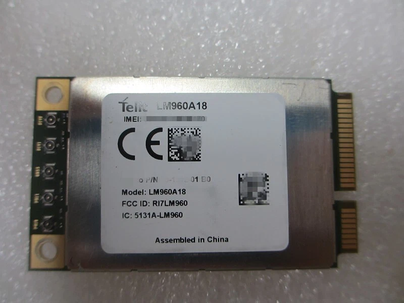 Unlocked Telit LM960 LM960A18 4G LTE Cat18 mPCIe Module - Image 1 of 1