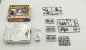 Warhammer 40k OOP Space Marine Attack bike box NIB Vintage 40000 2. Edition - Bild 1 von 15