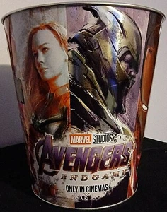 AMC Marvel Avengers Endgame Popcorn Tin Bucket Thanos Hulk Thor Iron Man... - Picture 1 of 5