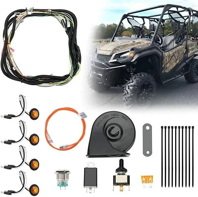 Pug & Play LED Turn Signal Light w/Horn Street Legal for Polaris RZR XP 1000 900 - Image 1 of 4