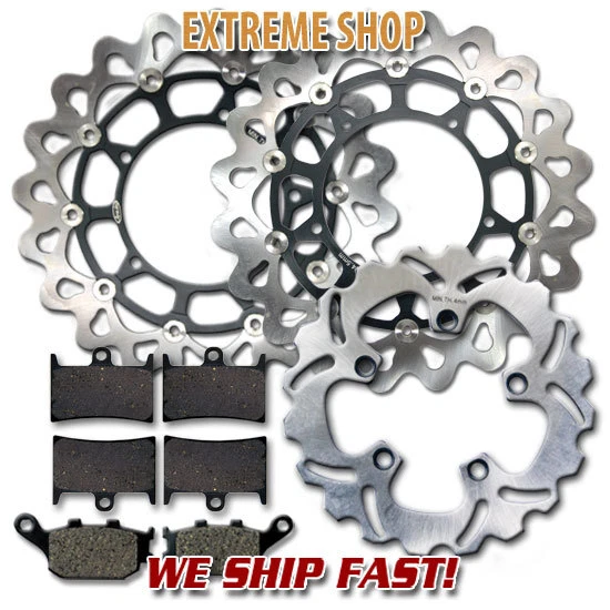 Yamaha F+R Brake Rotor + Pads FZS 1000 FZ1 Fazer (2006-2015) Naked (2006-2009) - Image 1 of 1