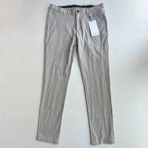 Ministry Of Supply Pant Pace Tapered Chino Mens 34x34 Slim Stretch Stone NWT - Picture 1 of 11