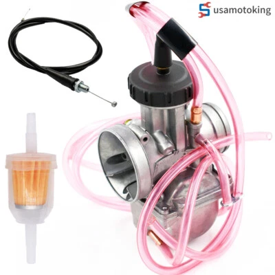 CARBURADOR PWK 35 35 35mm para KAWASAKI KDX200 KDX220 con cable de acelerador/filtro Foto 1 de 4