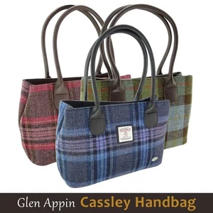 Glen Appin of Scotland Harris Tweed Classic Cassley Handbag LB1003 - Picture 1 of 20