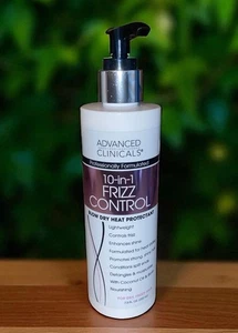 Advanced Clinicals 10 in 1 Frizz Control Föhnen Hitzeschutz Spray - Bild 1 von 7