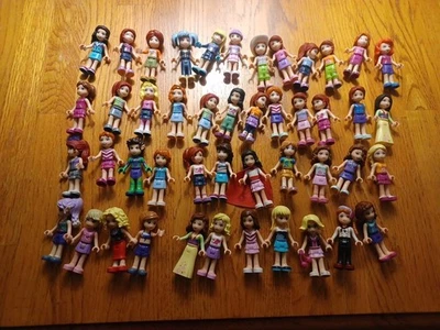 Lego Friends Minifigures. Mixed Lot. 46 Figures Official Lego - Image 1 of 4