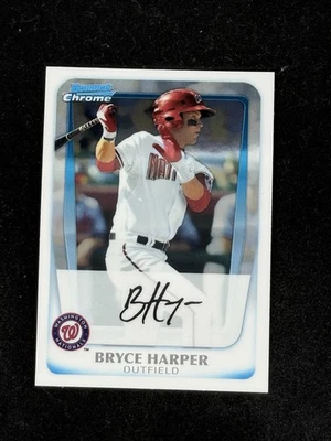 Bowman Chrome Prospects Bryce Harper 2011 #BCP1 Foto 1 de 2