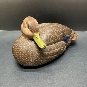 Sam Nottleman “Resting Black Duck” Sculpture Limited Edition 221/2900 USA Made - Picture 1 of 9