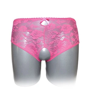 Tanga De Encaje Abierto Sin Entrepierna Talla: XXL - Imagen 1 de 6